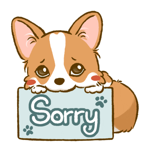 Oops sorry card – Minka
