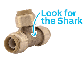 SharkBite Plumbing Solutions Sticker