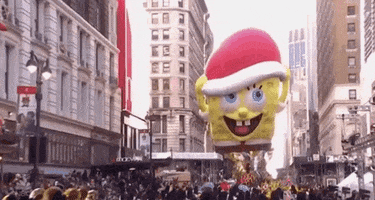 Macys Parade Spongebob GIF by The 96th Macy’s Thanksgiving Day Parade