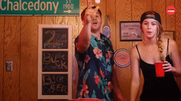Celebrating Beer Pong GIF by BuzzFeed