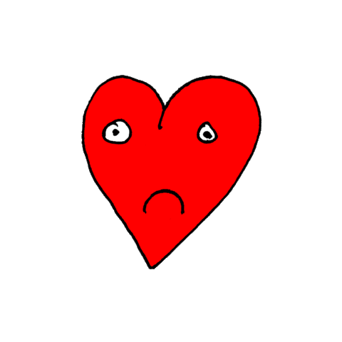 Heart Love Sticker by Chris Exiga