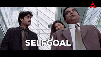Brahmi Selfgoal GIF