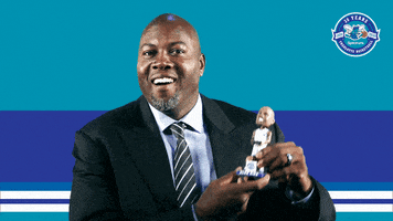 Larry Johnson Yes GIF by Charlotte Hornets