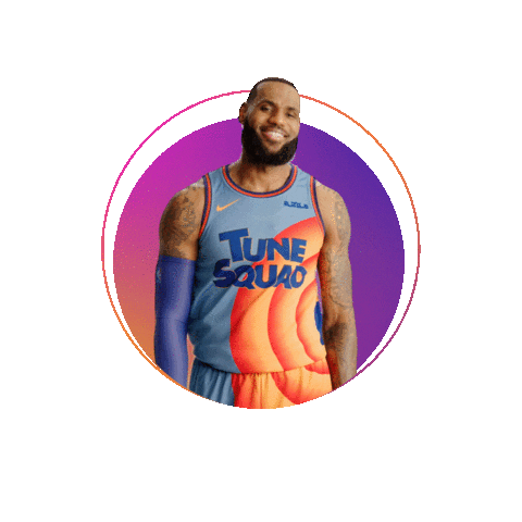 Lebron James Yes Sticker by Space Jam