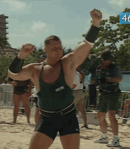 Celebration Dance Moves GIF by The World's Strongest Man