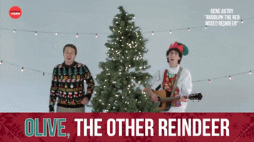 Christmas Reindeer GIF by BuzzFeed