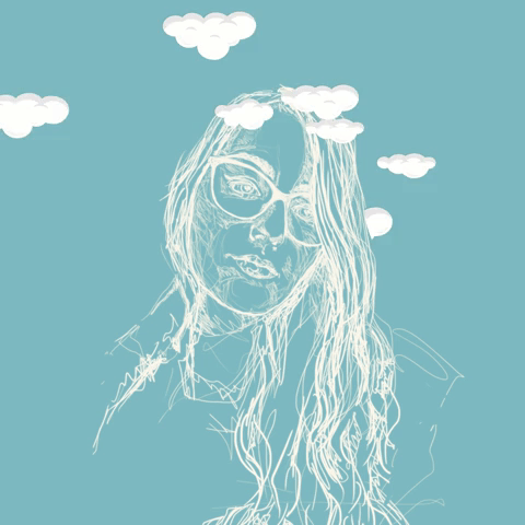 head in the clouds love GIF by MadaGarbea