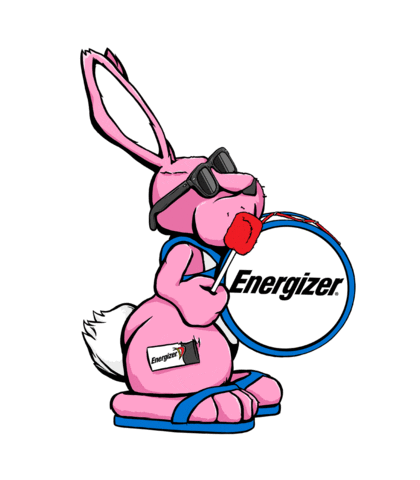 Hopping Hip Hop Sticker by Energizer Bunny