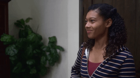 flirting with a girl gif