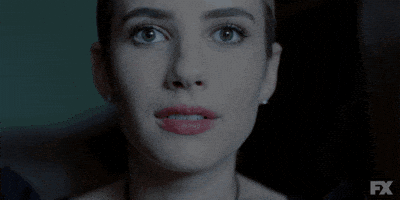 surprised american horror story GIF by AHS