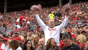 ncaa sports cheering GIF by Ohio State Athletics