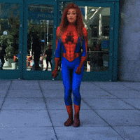 spiderman dance gif