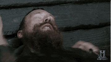 shocked waking up GIF by Vikings on HISTORY