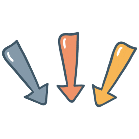 Work Arrows Sticker by feednomenal