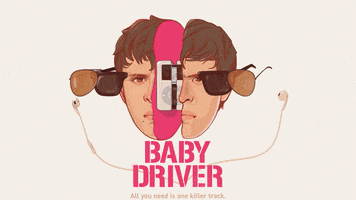paulodoiart poster fanart baby driver GIF