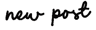 New Post Sticker