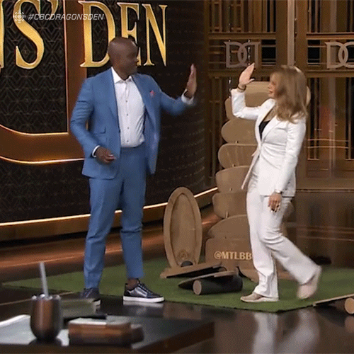 High Five Dragons Den GIF by CBC