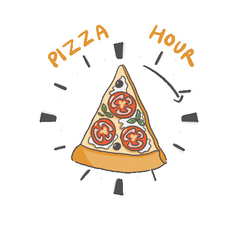 Pizza Time Food Sticker