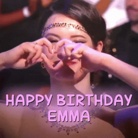 Happy Birthday Emma GIF