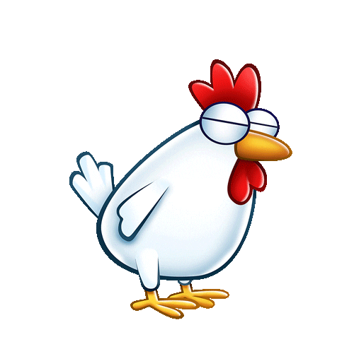 Good Morning Chicken Sticker by Futureplay Games for iOS & Android | GIPHY