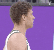 Brook Lopez Reaction GIF by Milwaukee Bucks