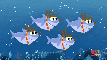 Christmas Baby Shark GIF by Super Simple