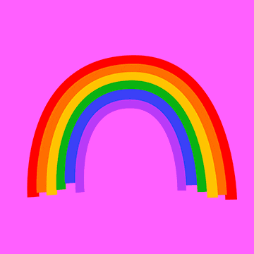 illustration rainbow GIF by Kochstrasse™