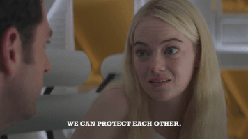 we can protect each other emma stone GIF by MANIAC