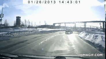 surprise driving GIF