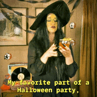 Costume Party Witch GIF by Halloween Party