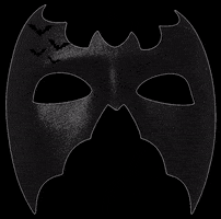 BatcaveRecords mask batman goth bat GIF