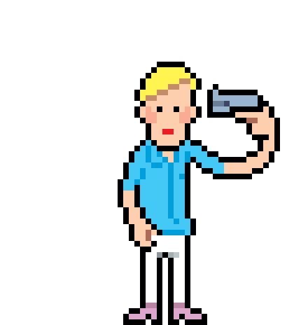Pixel Shooting Sticker by eBoy for iOS & Android | GIPHY