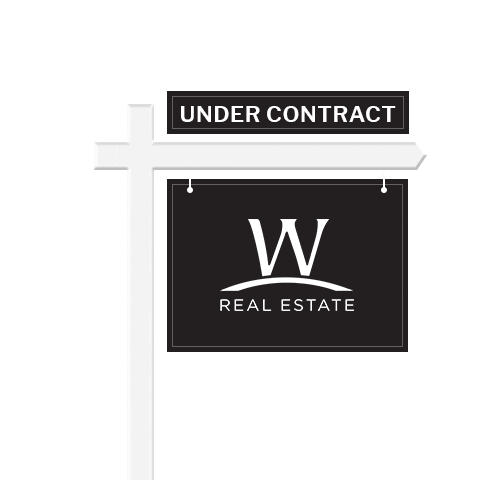 Under Contract Sticker by W REAL ESTATE