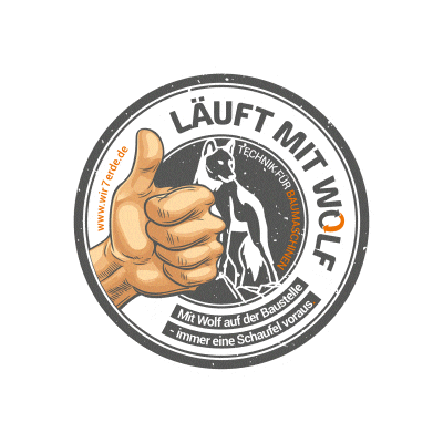 Wir7Erde Sticker by WOLF - Technik für Baumaschinen