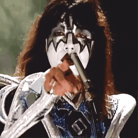 acefrehley kiss wink ace frehley rock legend GIF