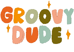 70S Dude Sticker by littleevergreenco