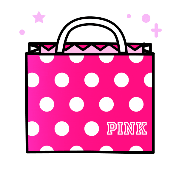Paper Bag Shopping Sticker by Victoria's Secret PINK for iOS & Android