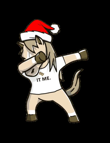 Christmas Dab GIF by UCF Knights - Find & Share on GIPHY