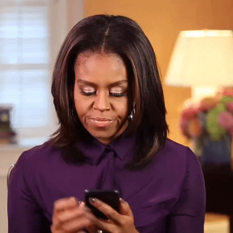 Scrolling Michelle Obama GIF by Obama - Find & Share on GIPHY