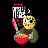 Friday The 13Th Breakfast GIF by Threadless