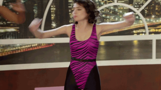 working out kate micucci GIF