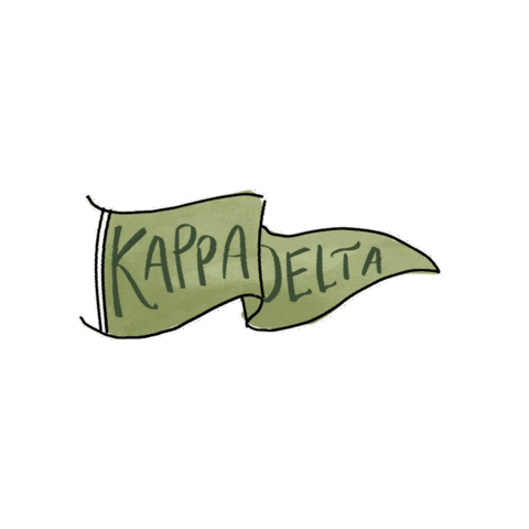 Kd Sticker by Kappa Delta