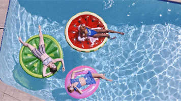 Pool Party Reaction GIF by NEON