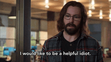 Martin Starr I Would Like To Be A Helpful Idiot GIF by Silicon Valley