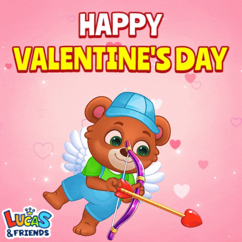 I Love You Hearts GIF by Lucas and Friends by RV AppStudios