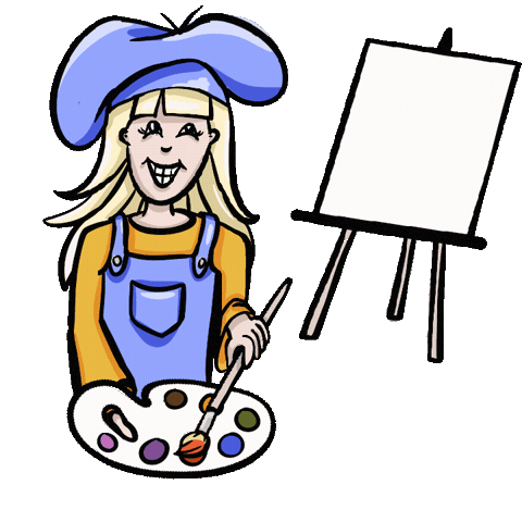 Art Student Sticker