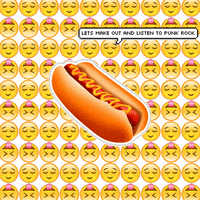 Make Out Hot Dog GIF by Anne Horel