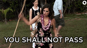 You Shall Not Pass Bad Girls Club GIF by Beamly US