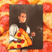 pizza collage GIF by Anne Horel