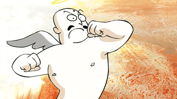 levpo fight animation scream angel GIF